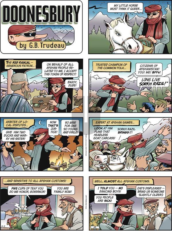 Doonesbury on Sunday December 5, 2010 Comic Strip