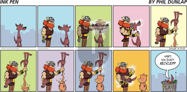 Ink Pen on Sunday April 19, 2009 Comic Strip