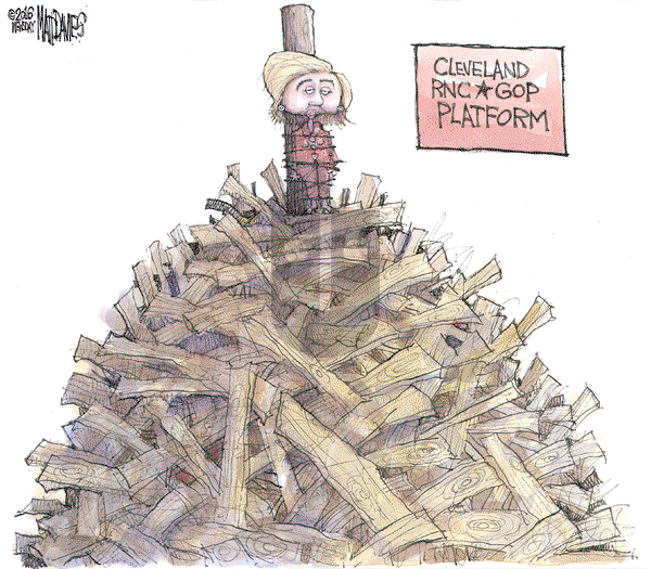 Matt Davies on Thursday July 21, 2016 Comic Strip