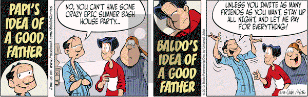Baldo on Saturday June 15, 2013 Comic Strip