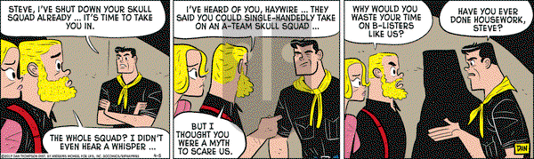 Rip Haywire on Wednesday April 5, 2017 Comic Strip