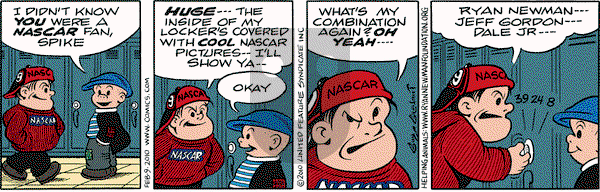 Nancy on Tuesday February 9, 2010 Comic Strip