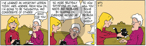 Luann on Thursday February 23, 2006 Comic Strip