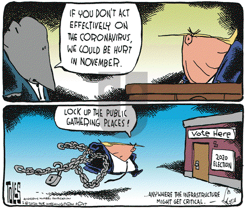 Tom Toles on Thursday February 27, 2020 Comic Strip