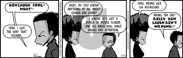 The Boondocks on Wednesday January 10, 2001 Comic Strip