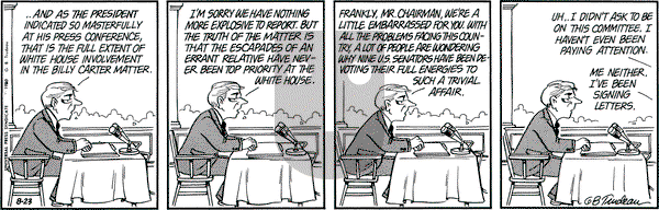 Doonesbury on Saturday August 23, 1980 Comic Strip