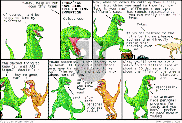 Dinosaur Comics on Monday May 26, 2025 Comic Strip
