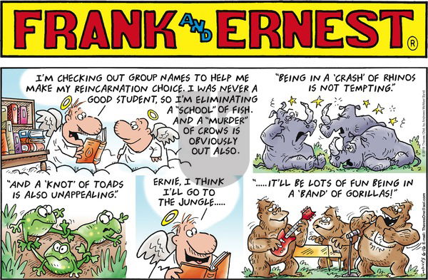 Frank and Ernest on Sunday June 16, 2019 Comic Strip
