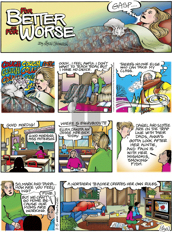 For Better or For Worse - Sunday February 5, 2006 Comic Strip