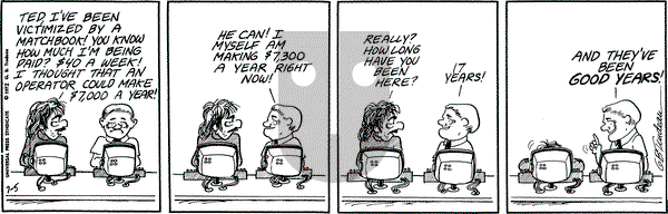 Doonesbury - Wednesday July 5, 1972 Comic Strip