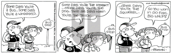 Soup to Nutz - Old on Saturday January 3, 2004 Comic Strip