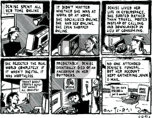 Ted Rall on Saturday June 14, 1997 Comic Strip