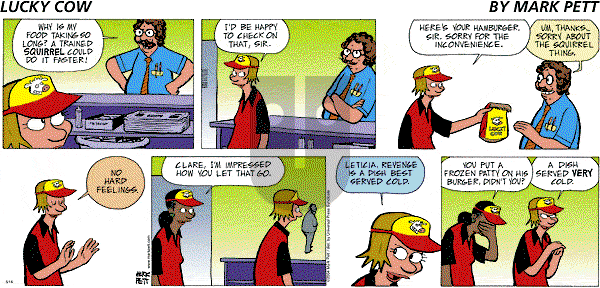 Lucky Cow on Sunday May 18, 2025 Comic Strip