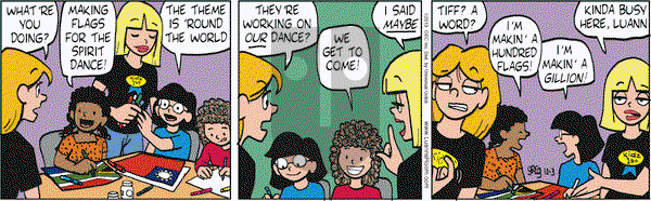 Luann on Thursday October 3, 2013 Comic Strip