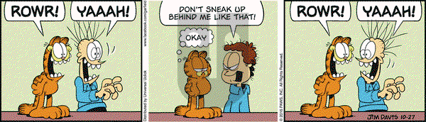 Garfield on Thursday October 27, 2016 Comic Strip