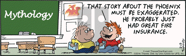 Frank and Ernest on Thursday February 13, 2014 Comic Strip