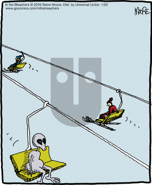 In the Bleachers on Wednesday January 20, 2016 Comic Strip