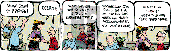 JumpStart on Thursday April 5, 2018 Comic Strip