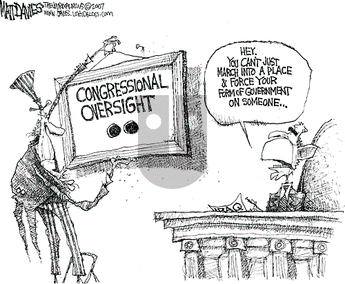 Matt Davies on Friday April 6, 2007 Comic Strip