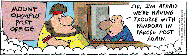 Frank and Ernest on Wednesday May 21, 2003 Comic Strip