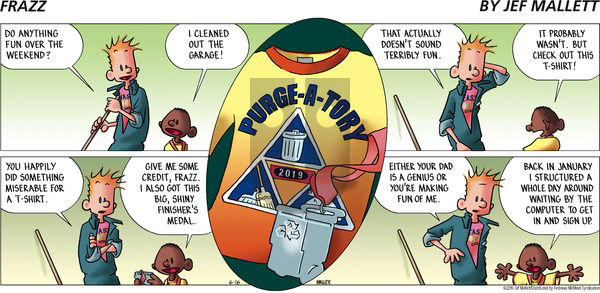 Frazz on Sunday June 16, 2019 Comic Strip