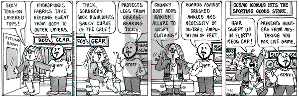 Cathy Classics on Wednesday July 27, 1994 Comic Strip