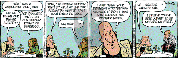 Cleats on Wednesday May 14, 2003 Comic Strip