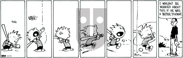 Calvin and Hobbes - Saturday August 15, 2020 Comic Strip