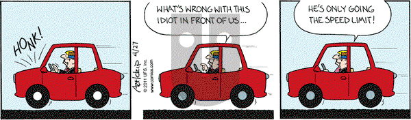 The Born Loser on Wednesday April 27, 2011 Comic Strip