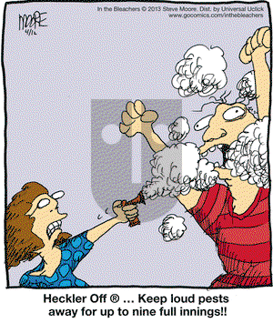 In the Bleachers on Friday April 12, 2013 Comic Strip