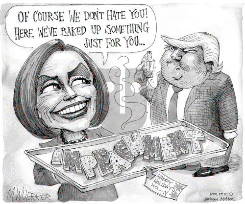 Matt Wuerker on Monday December 9, 2019 Comic Strip
