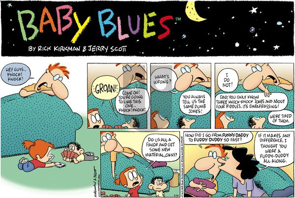 Baby Blues on Sunday March 21, 2004 Comic Strip