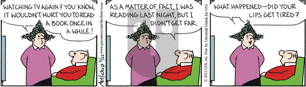 The Born Loser - Friday February 22, 2013 Comic Strip