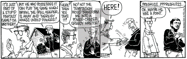 Monty on Wednesday April 7, 2004 Comic Strip