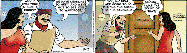 Alley Oop on Saturday September 13, 2014 Comic Strip