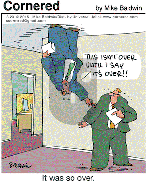Cornered on Monday March 23, 2015 Comic Strip