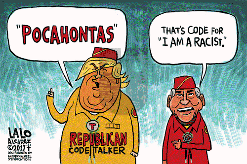 Lalo Alcaraz on Wednesday November 29, 2017 Comic Strip