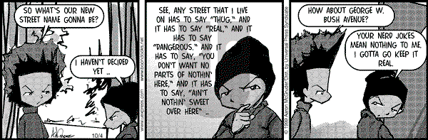 The Boondocks on Saturday May 7, 2011 Comic Strip