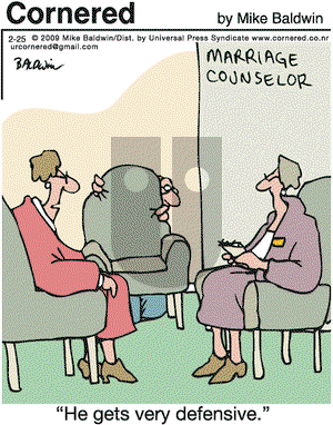 Cornered on Wednesday February 25, 2009 Comic Strip