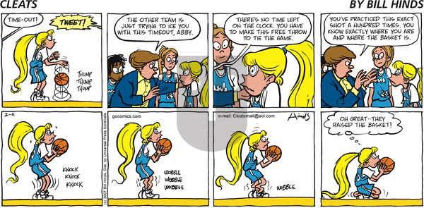 Cleats on Sunday February 11, 2007 Comic Strip