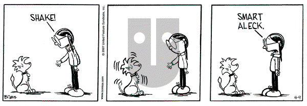 Grand Avenue on Monday April 9, 2007 Comic Strip