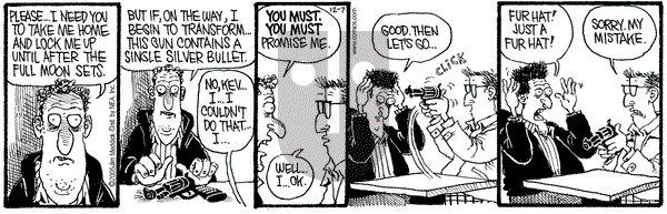 Monty on Wednesday December 7, 2005 Comic Strip