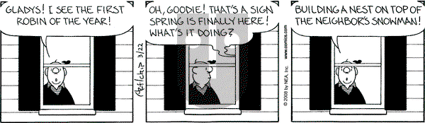 The Born Loser on Sunday March 23, 2008 Comic Strip