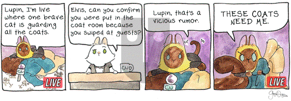 Breaking Cat News on Thursday August 4, 2016 Comic Strip