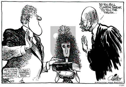 Pat Oliphant on Monday January 13, 1997 Comic Strip