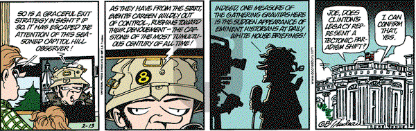 Doonesbury on Saturday February 13, 1999 Comic Strip