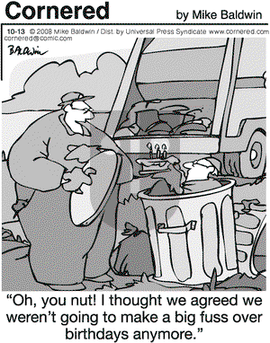 Cornered on Monday October 13, 2008 Comic Strip
