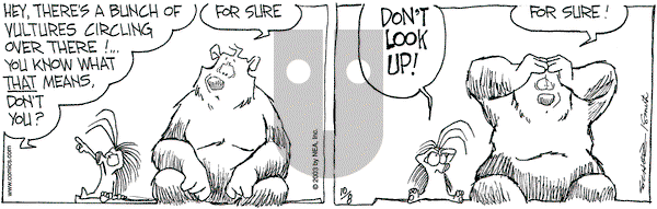 The Grizzwells on Wednesday October 8, 2003 Comic Strip