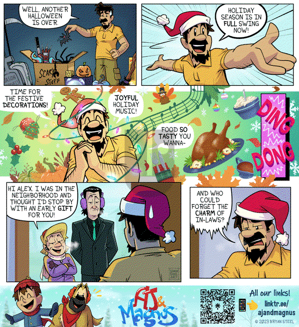 AJ and Magnus - Tuesday November 14, 2023 Comic Strip