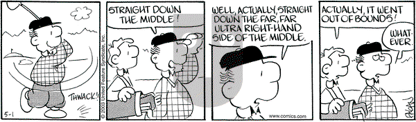 Drabble on Thursday May 1, 2003 Comic Strip